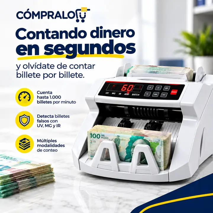 Cuenta tu dinero en segundos